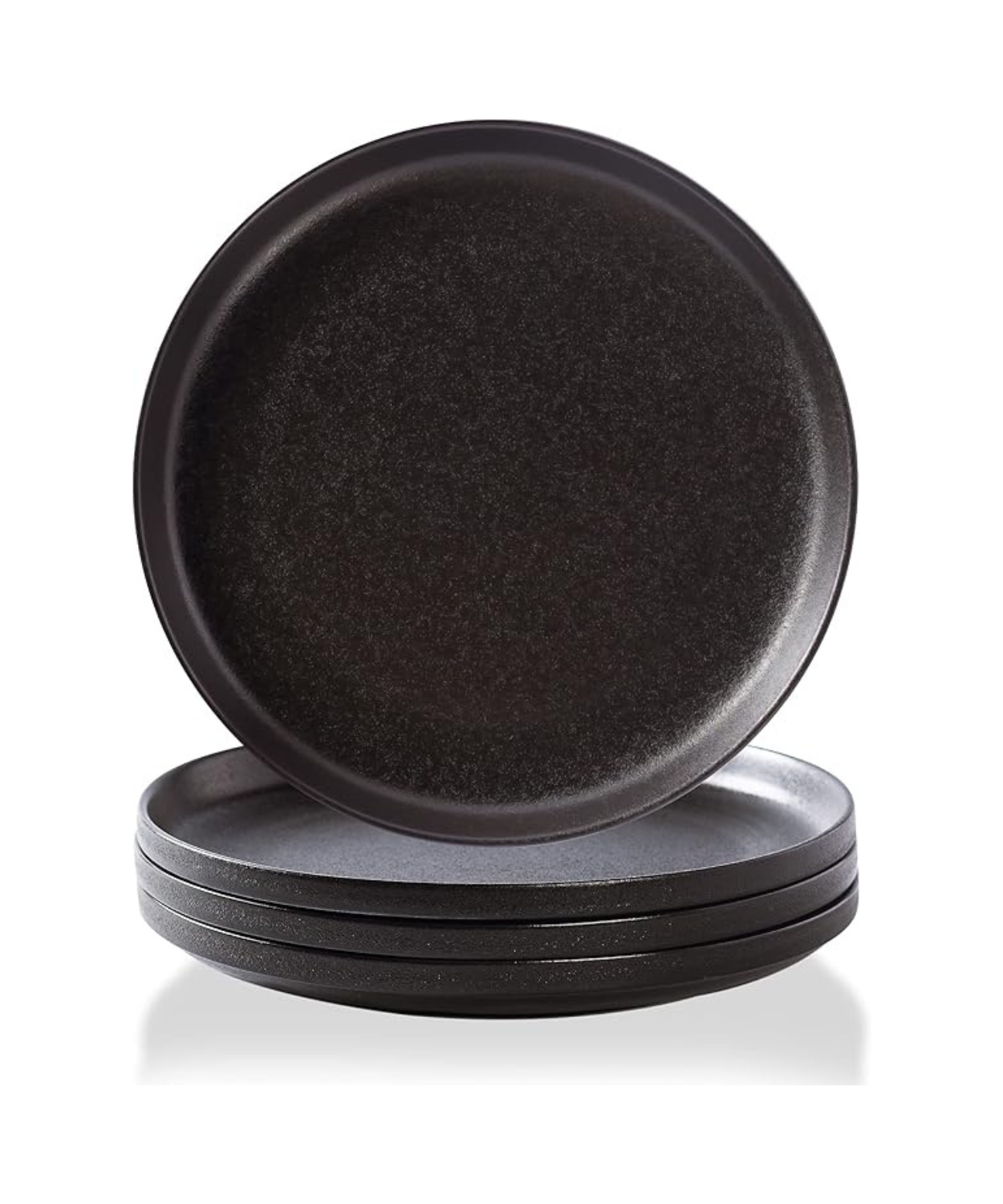 Ceramic Flat Plates Set of 4 - The Dessert, Salad, Appetizer, Small Lunch, etc Plate