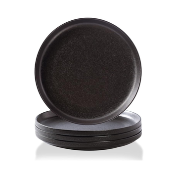 Ceramic Flat Plates Set of 4 - The Dessert, Salad, Appetizer, Small Lunch, etc Plate