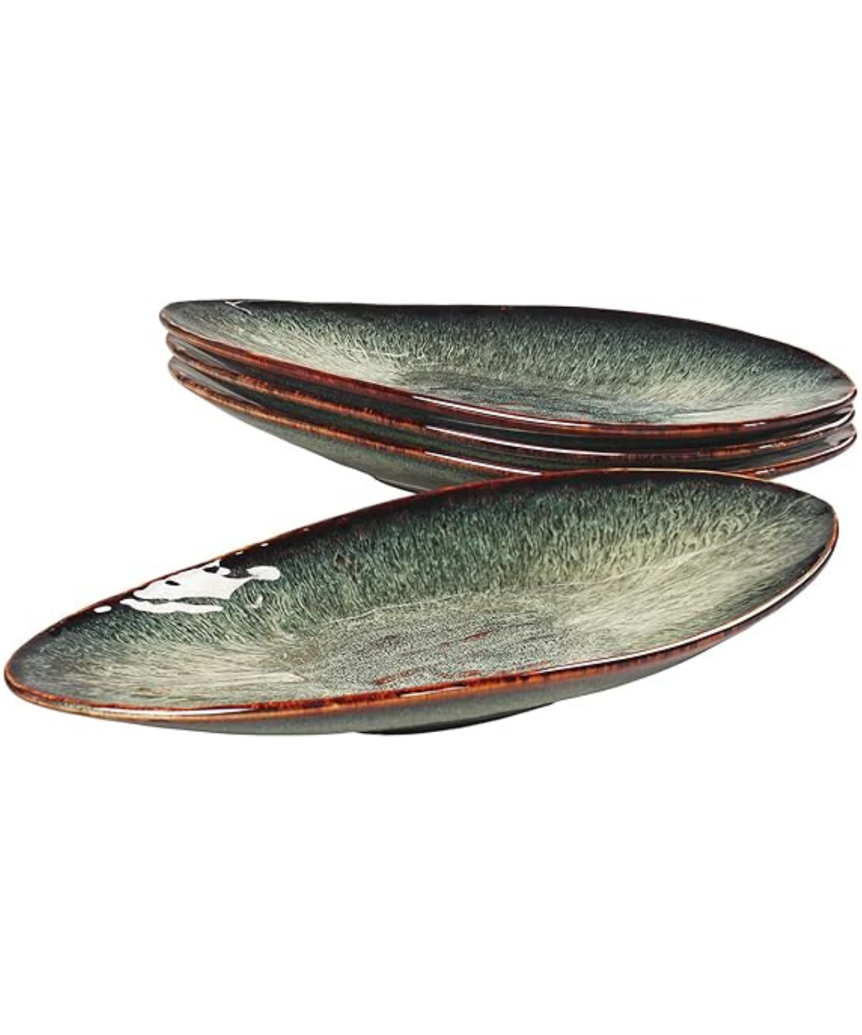 Serving Platter Olives Plate Large Serving Tray - Set of 4