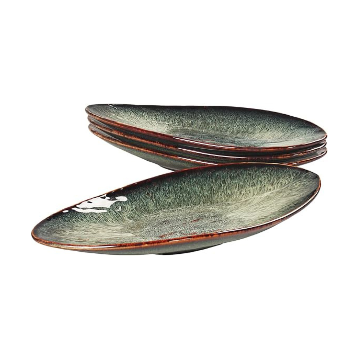 Serving Platter Olives Plate Large Serving Tray - Set of 4