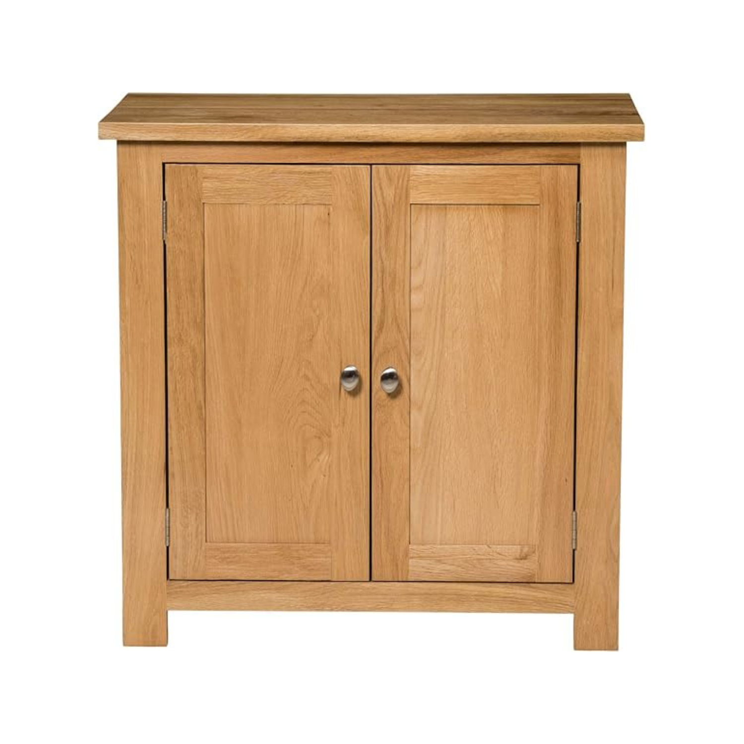 Solid Oak Wooden Sideboard with Double Door Storage