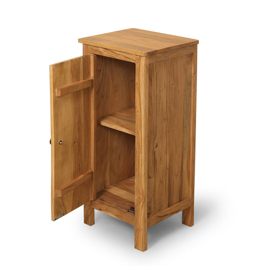 Tall Solid Wood Storage Cabinet – Minimal Design