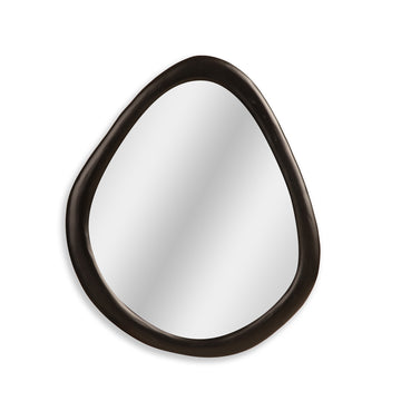 Arched Stone Look Wall Mirror