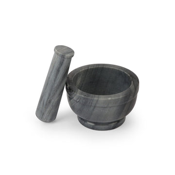 Dark Grey Stone Mortar & Pestle Set