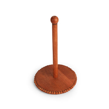Carved Wooden Tissue Holder – Scalloped Tray Base