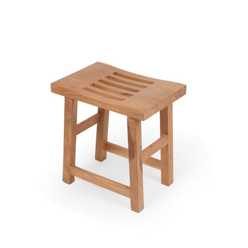 Solid Wood Small Utility Stool – Compact Seating