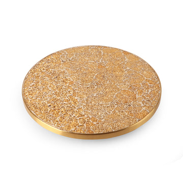 Gold Mosaic Round Platter