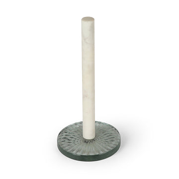 Marble & Glass Tissue Roll Holder