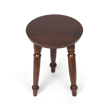 Round Wooden Plant Stand