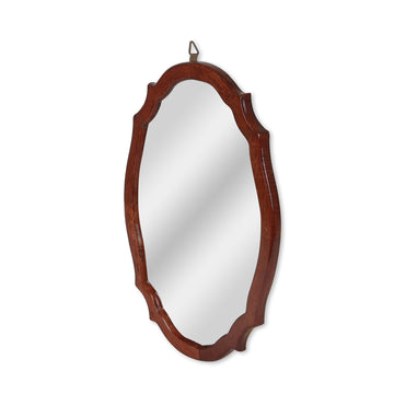 Irregular Pebble Wooden Wall Mirror