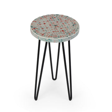 Modern Black Wooden Plant Stand with Turned Legs