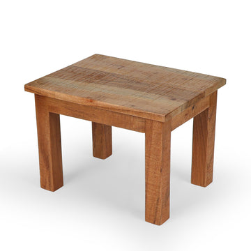 Square Solid Wood Side Table (Compact)