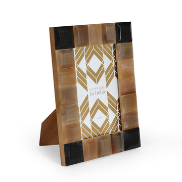 Geo Horn Inlay Photo Frame