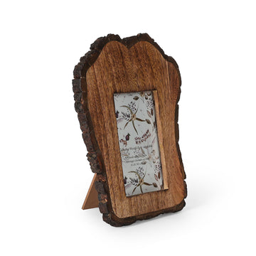 Slim Live Edge Wood Photo Frame