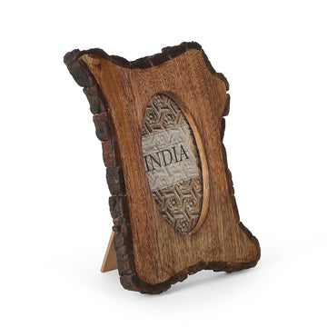 Live Edge Oval Window Photo Frame