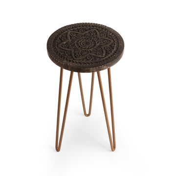 arved Wood Top Plant Stand