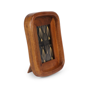 Rounded Solid Wood Photo Frame