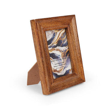 Classic Handcrafted Solid Wood Photo Frame for Tabletop Display