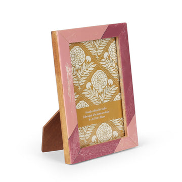 Pink Mosaic Photo Frame