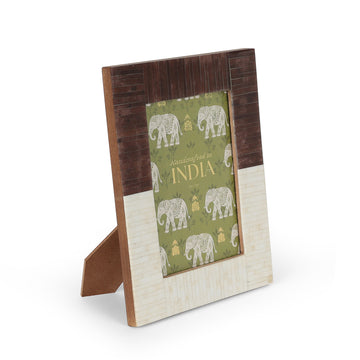 Two-Tone Inlay Photo Frame