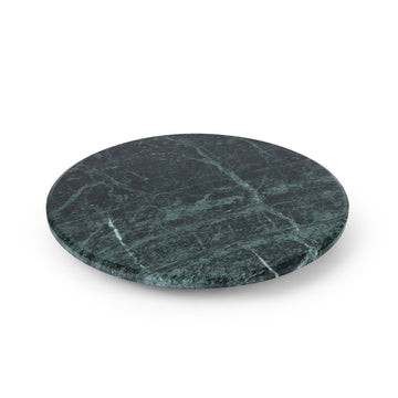 Green Marble Round Serving Board