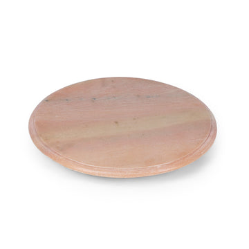 Pink Gold Mosaic Stone Round Platter