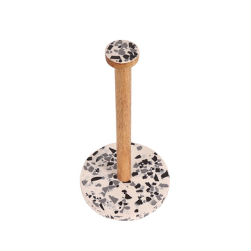 Black & White Geometric Tissue Holder Stand