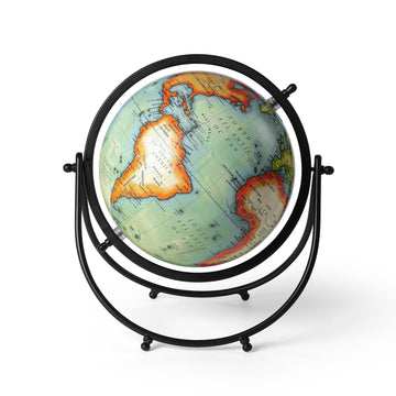 Large Decorative World Globe with Metal Ring Stand – Premium Floor Décor