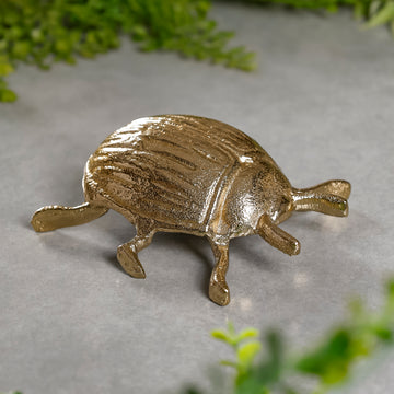 Golden Beetle Decor Accent