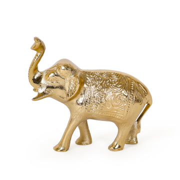 Luxury Metal Elephant Statue for Home Décor