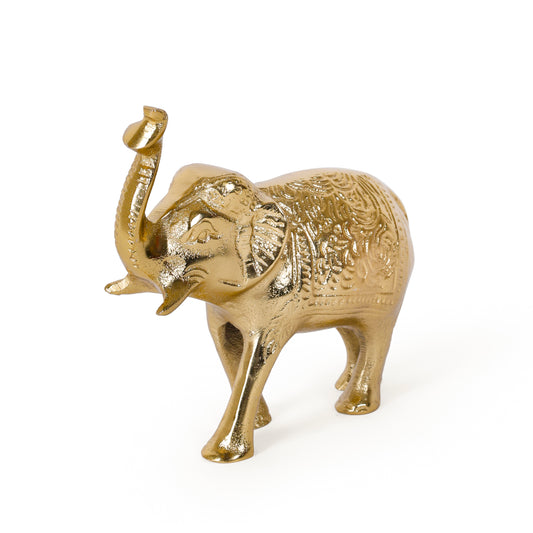 Luxury Metal Elephant Statue for Home Décor