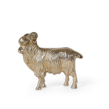 Golden Sheep Decorative Showpiece for Elegant Home Decor
