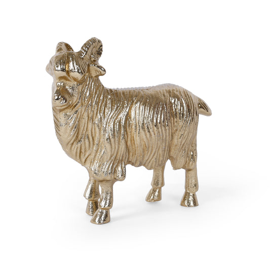 Golden Sheep Decorative Showpiece for Elegant Home Decor