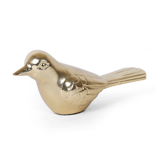 Golden Bird Figurine Showpiece for Modern Home Decor