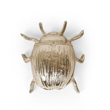 Golden Beetle Decor Accent