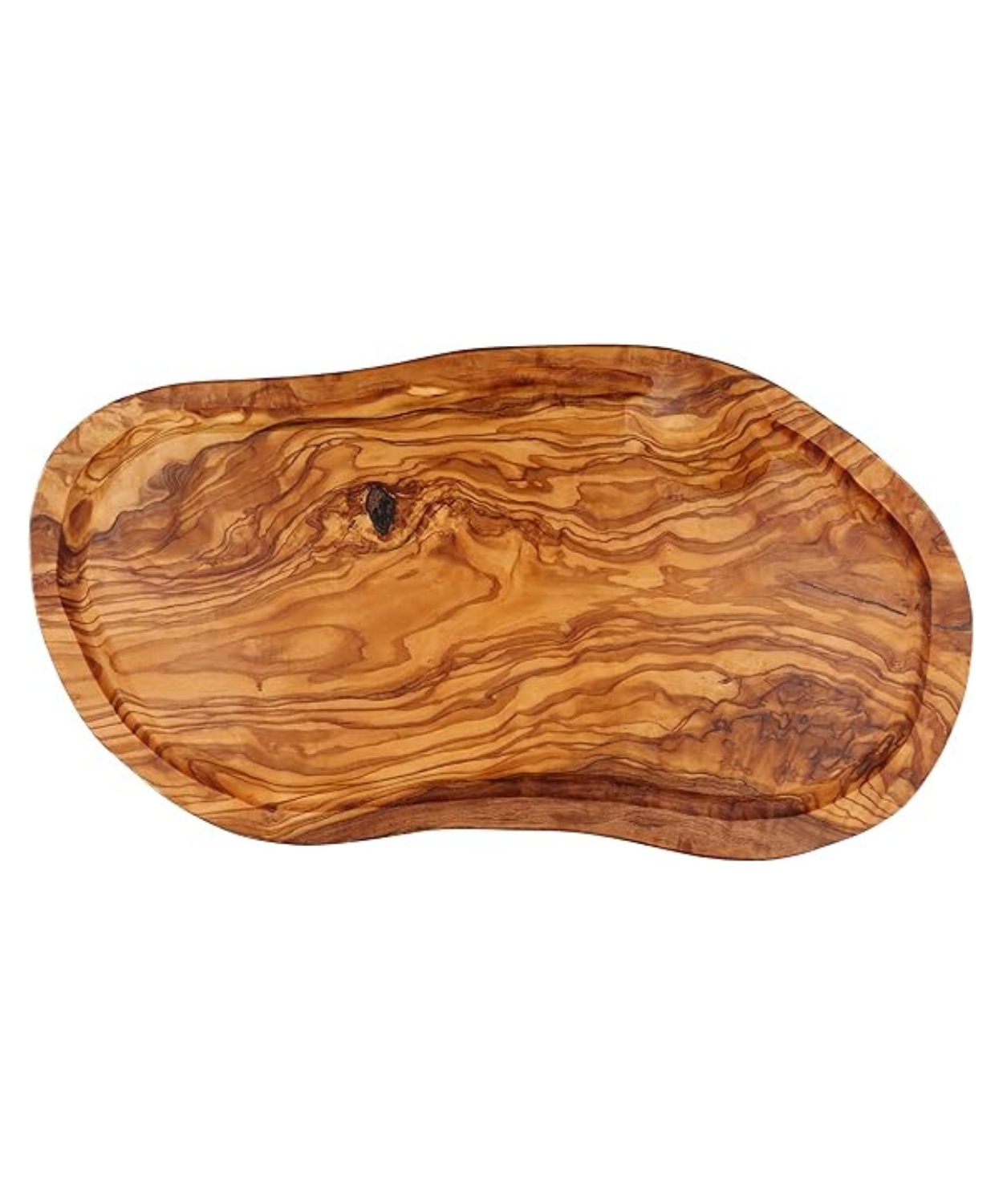 Organic Shape Wooden Serving & Cheese Platter