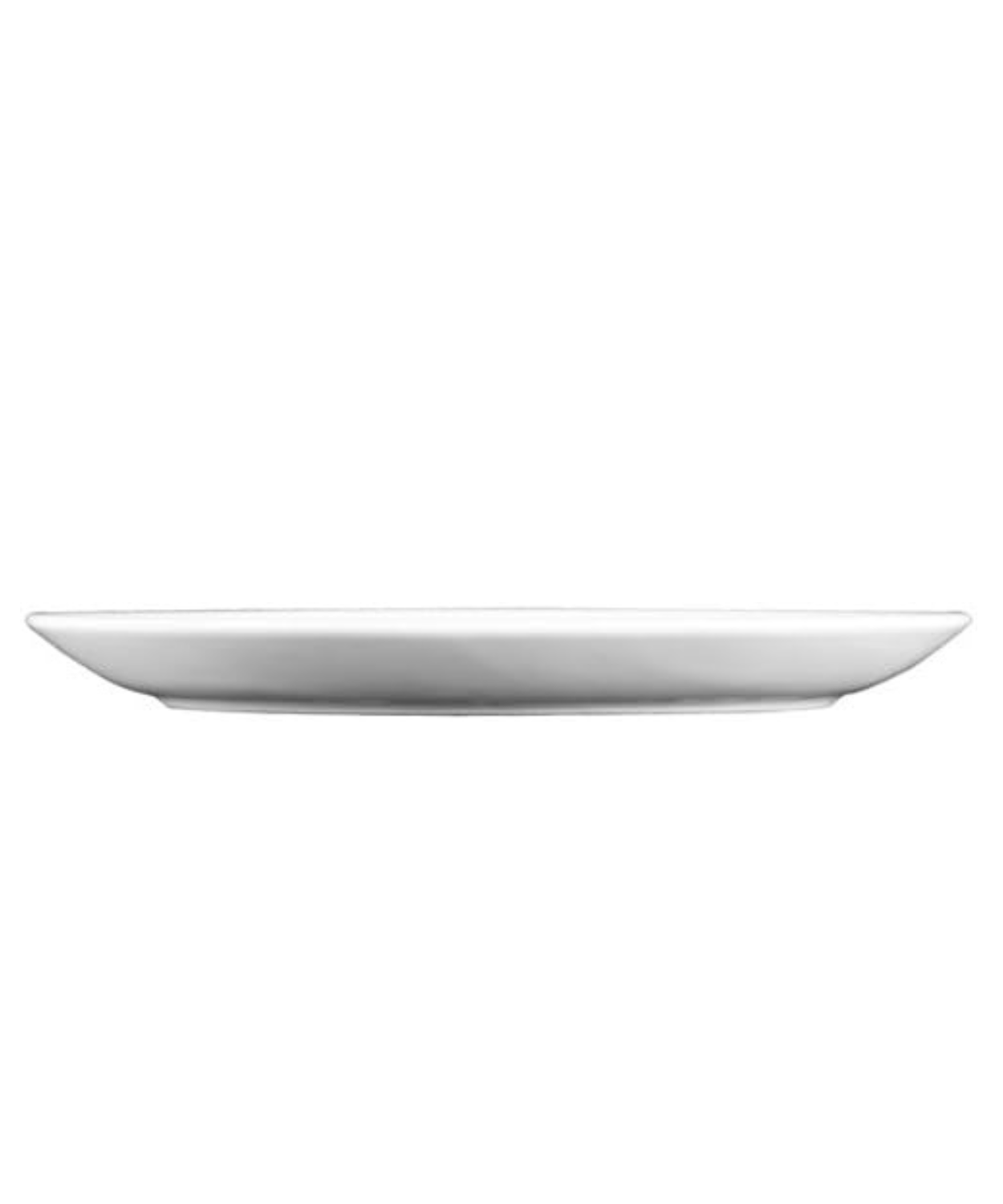 White Oval Ceramic Serving Platter for Snacks & Main Dishes