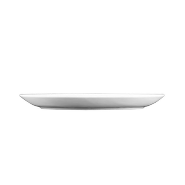 White Oval Ceramic Serving Platter for Snacks & Main Dishes