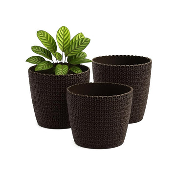 Home Garden Ornaments Plant Pots Indoor – Set of 3