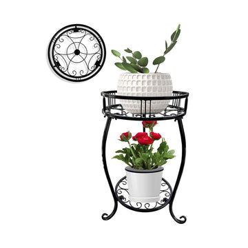 Plant Stands Indoor Outdoor - 2 Tier Convertible Wooden Plant Stand Multi-purpose (Copy)