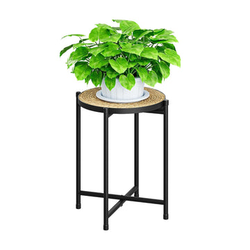 Metal Modern Plant Table Shelf for Small Spaces Elegant Flower Holder for Patio Balcony Garden
