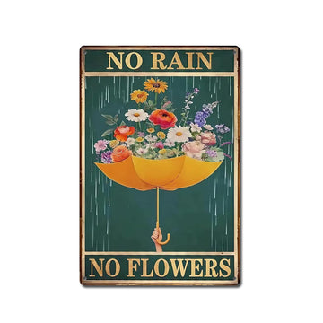 Vintage Metal Signs with Rustic Finish, Heavy Duty Retro