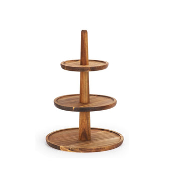 Wooden Cupcake Stand Dessert Cup Cake Holder Tower Tree Wooden Tiered Serving Tray Platter